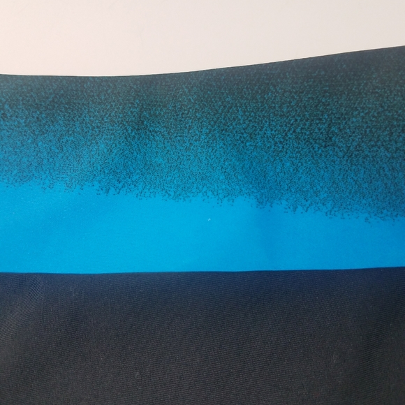 Ombre Blue and Black 2 Piece Bathing Suit - Picture 10 of 13